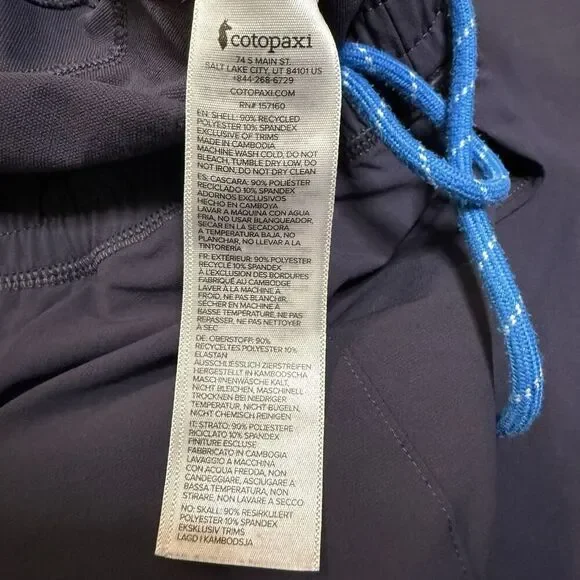 Cotopaxi Men's Subo Pant XL in Navy Blue Climbing Hiking Travel Pants - Picture 6 of 8